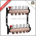 Quality Copper Water Manifold for Floor Heating System (YZF-M556)